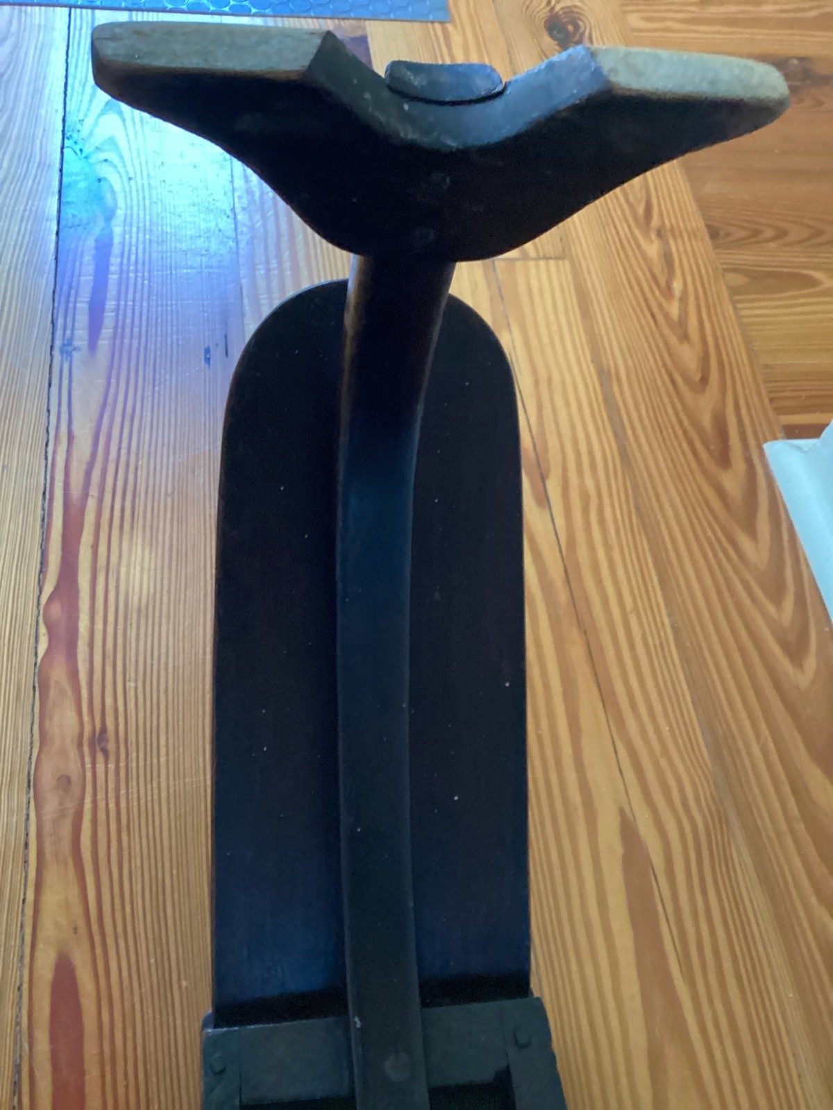 Antique Thonet Bentwood Shoe Fitting Stool, Brown, 25x12.5x15.5"