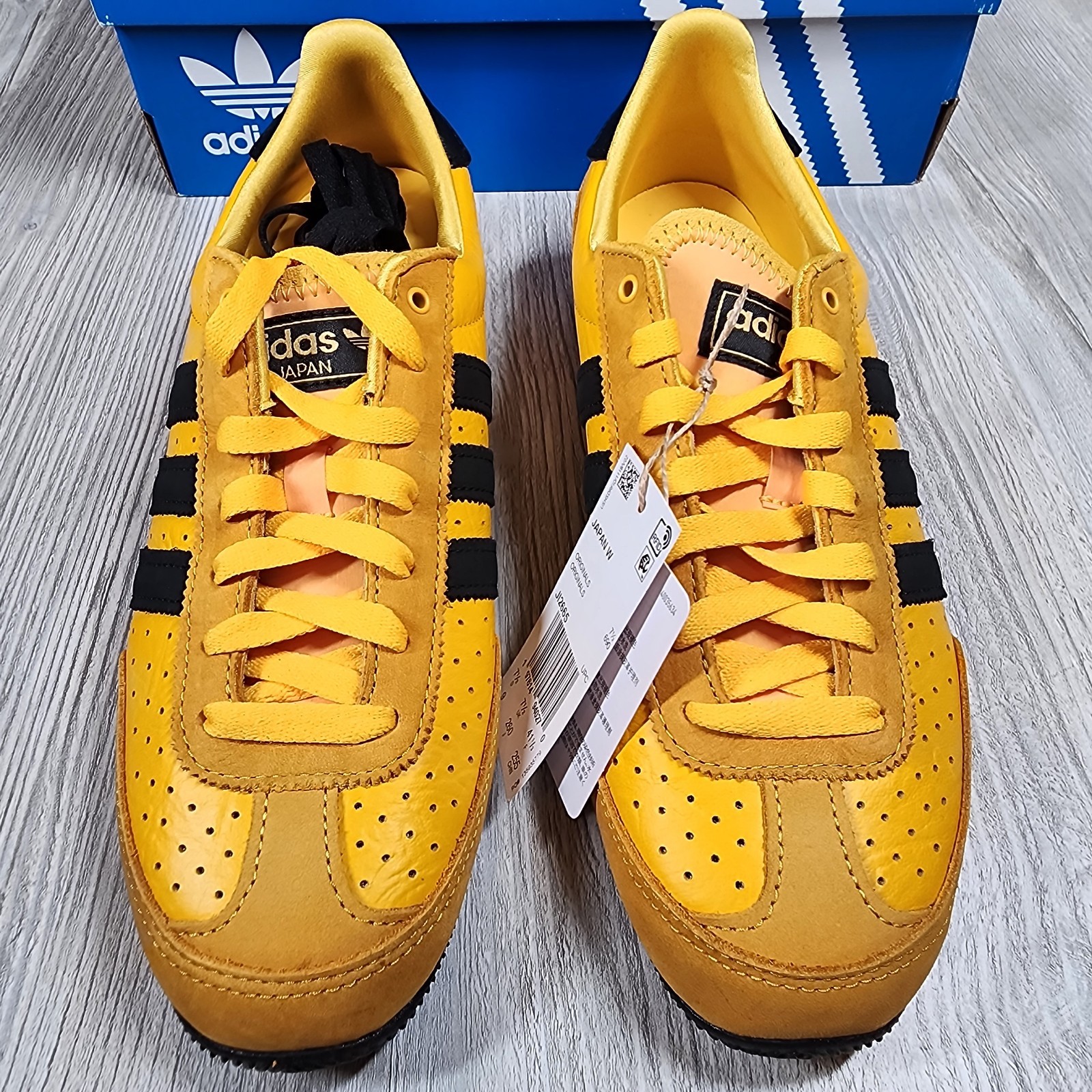 Adidas Originals Japan Sneaker Yellow/Black Womens Sizes 7-10 New JI2665