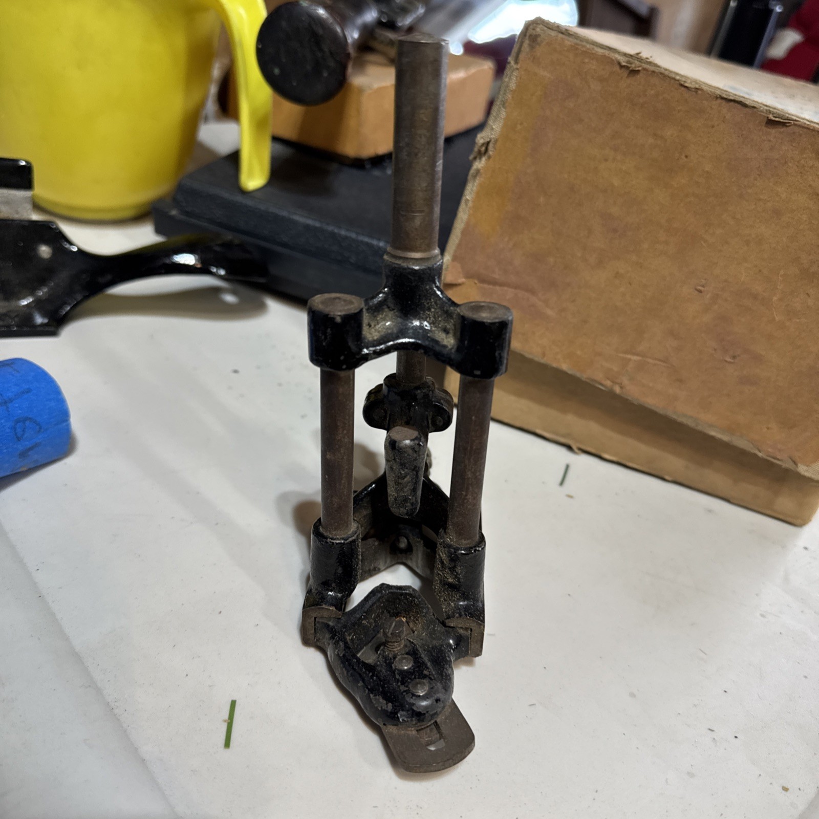 Antique A A Wood & Sons tenon cutter hollow auger woodworking tool 1/4 - 1 1/4"