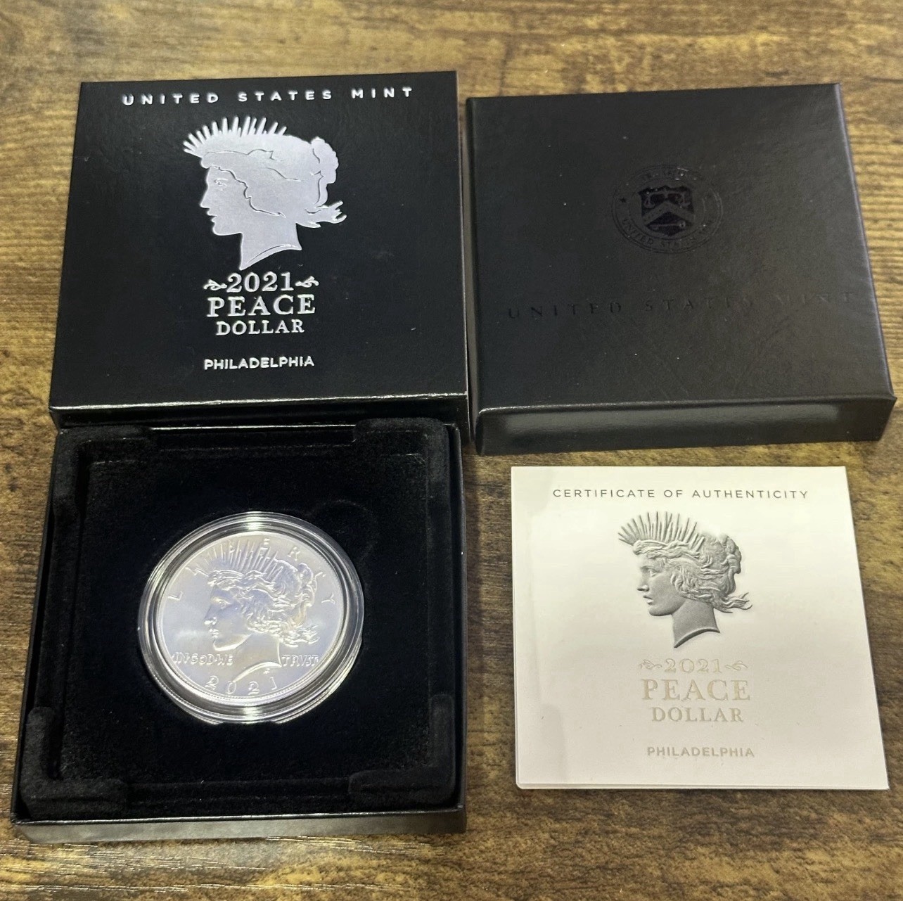 2021 P Peace Silver Dollar Coin Philadelphia 21XH RAW FAST SHIPPING 💨