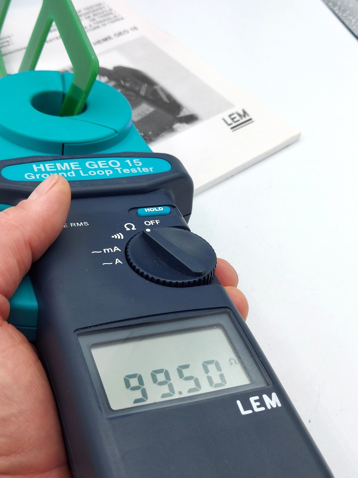 LEM GEO 15 Ground Loop Tester w/ Hard Case, Manual & Test Loop **Maybe New?**