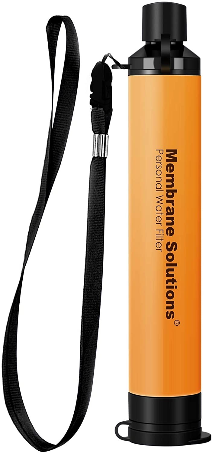Portable Personal Water Filter Straw 4-Stage for Hiking,Camping,Emergency