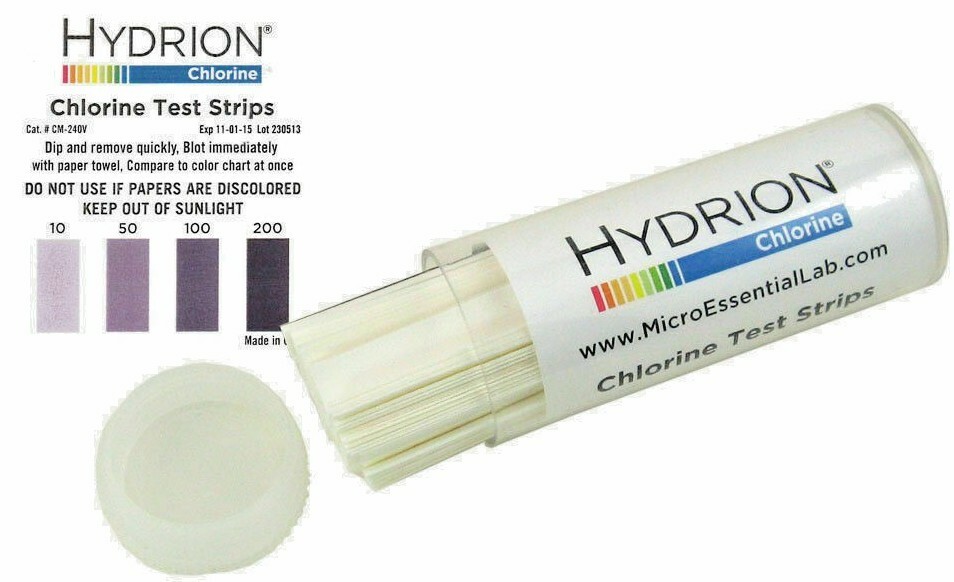 200 Quality Sticks! Chlorine SANITIZER Food Service Test Tape Strips 10-200 ppm