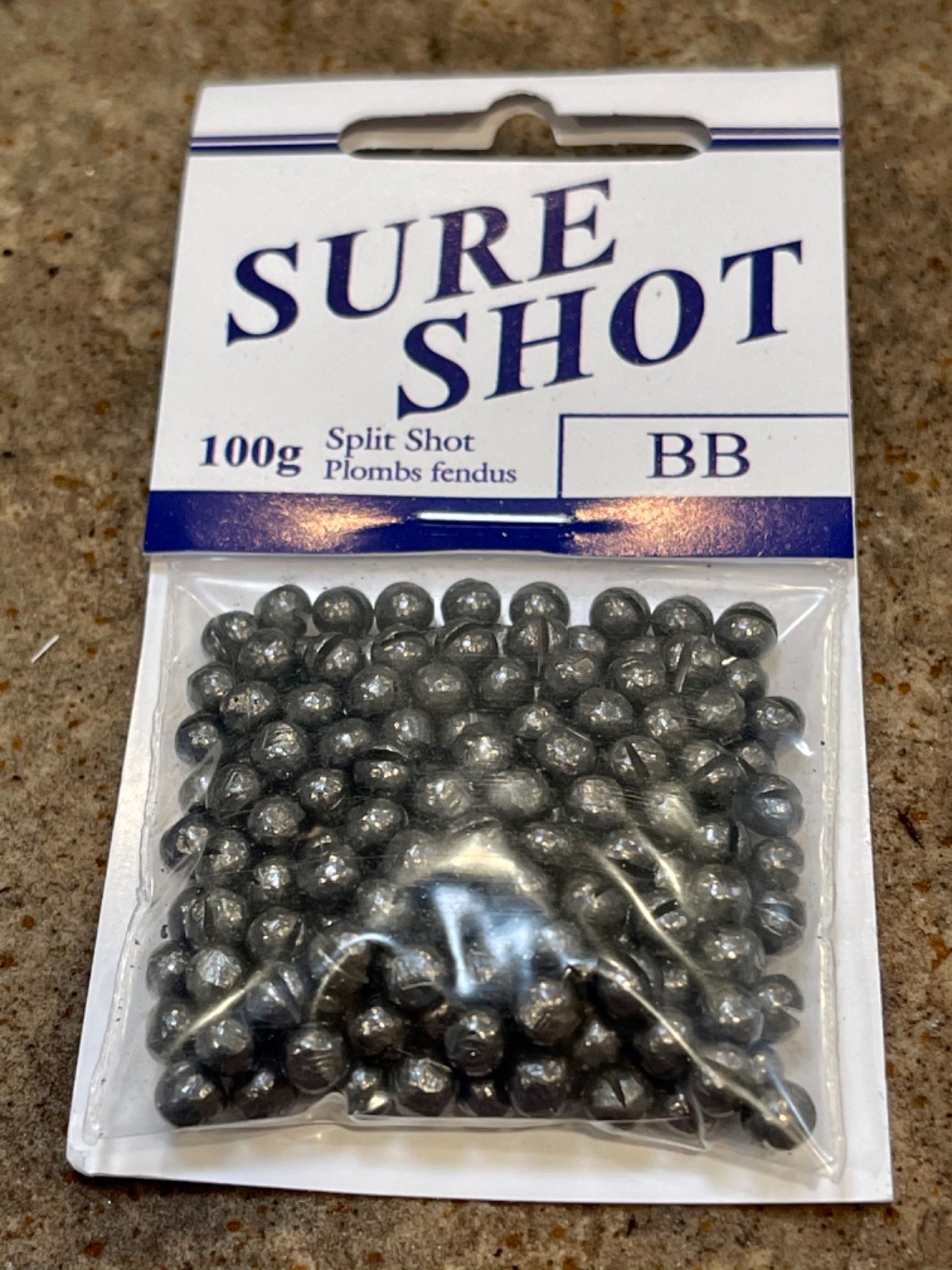 Sure Shot Lead Split Shot, Size - BB, XL 100g / 3.527 Ounce Bag