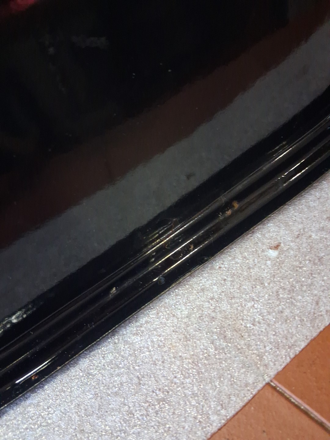 Vtg Enamelware Pan Insert For General Electric Roaster 123C19 Replacement Part