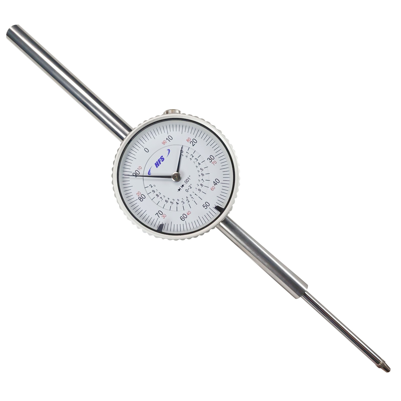 HFS(R) 0-2" Precision Travel Dial Indicator .001 Lathe 2" Measuring Range 0.001"