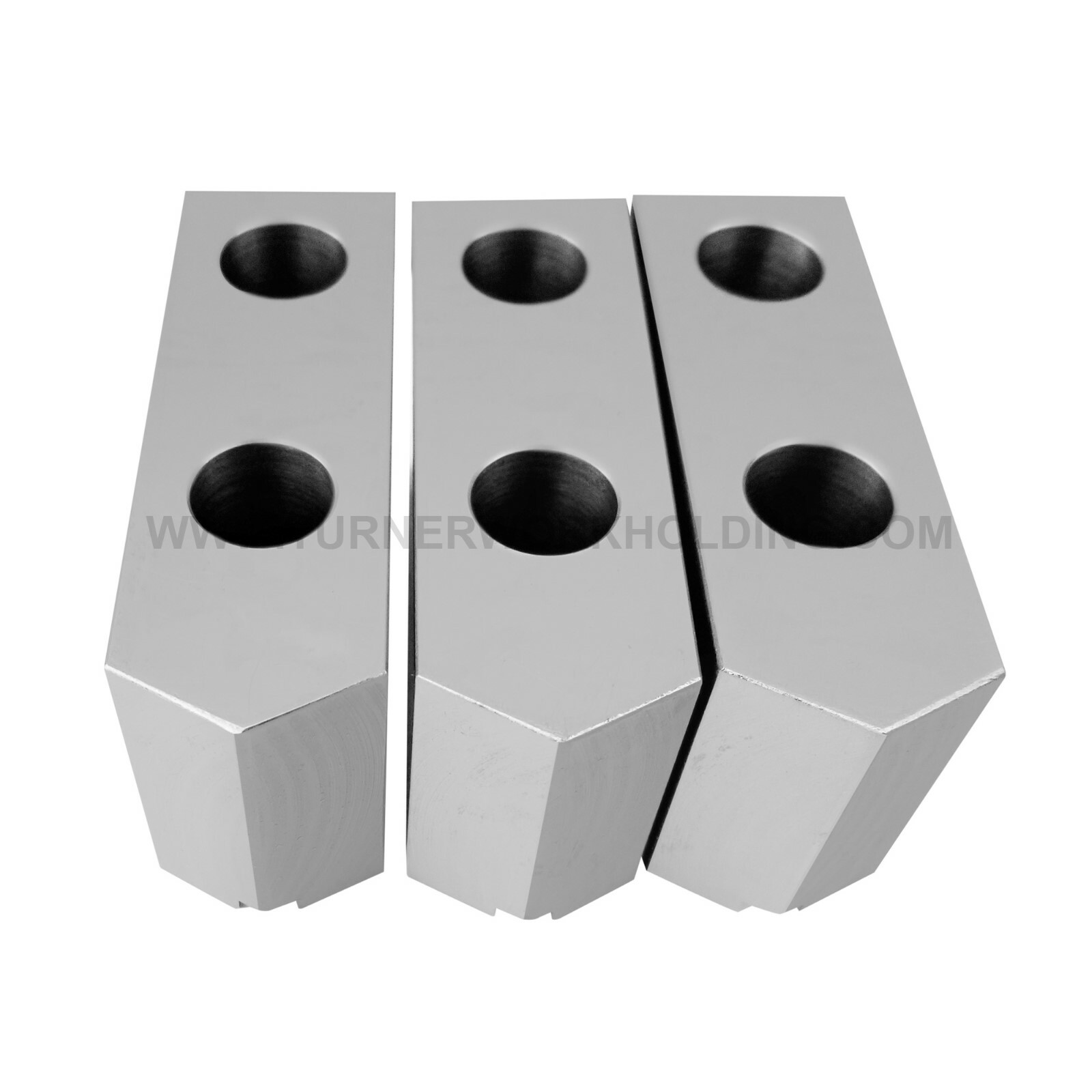 AMERICAN STANDARD STEEL SOFT JAWS FOR TONGUE & GROOVE 12" CHUCK 3.0"HT (3 PCS)