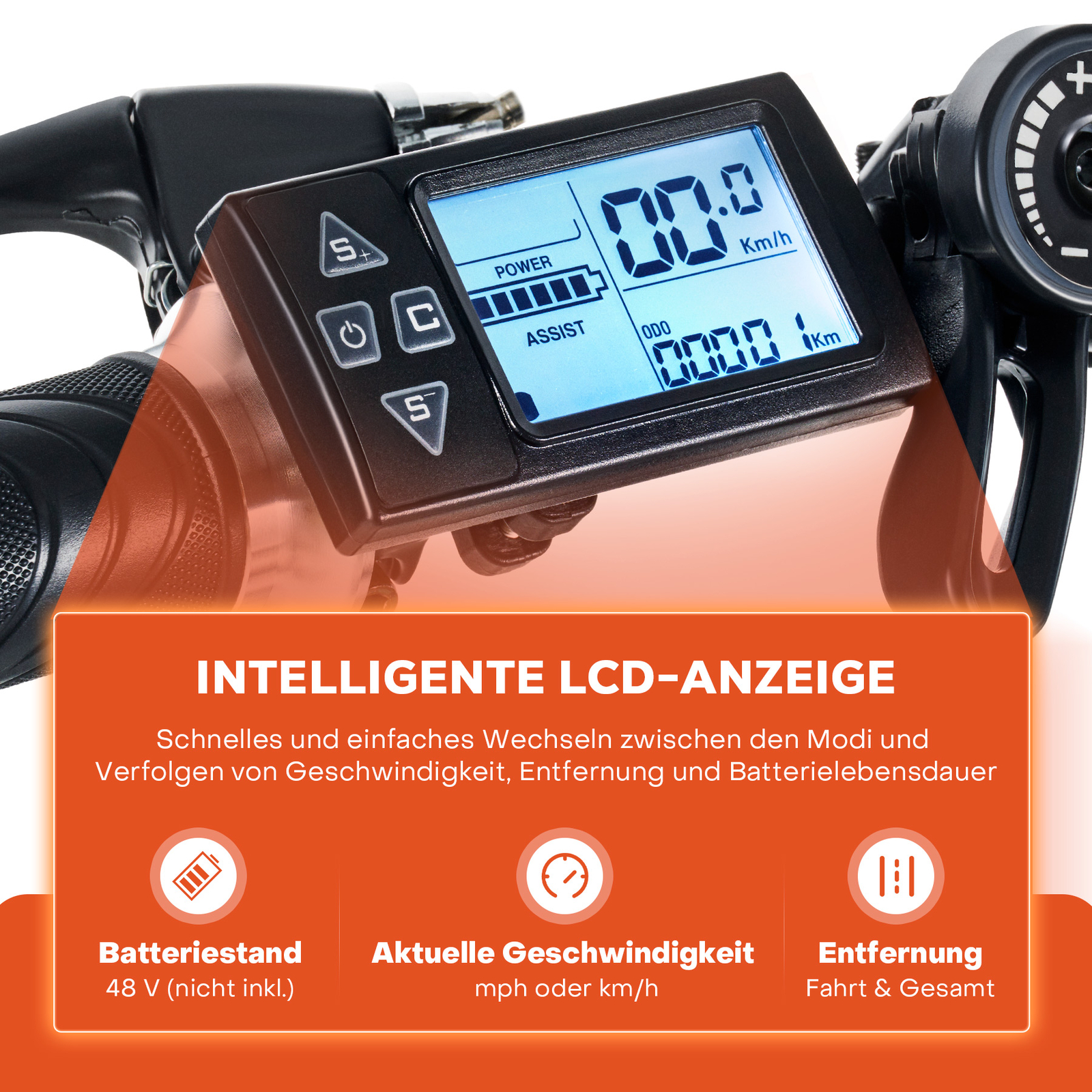 500W/1000W/1500W E-Bike Conversion Kits Electric Bicycle Front/Rear Wheel Motor