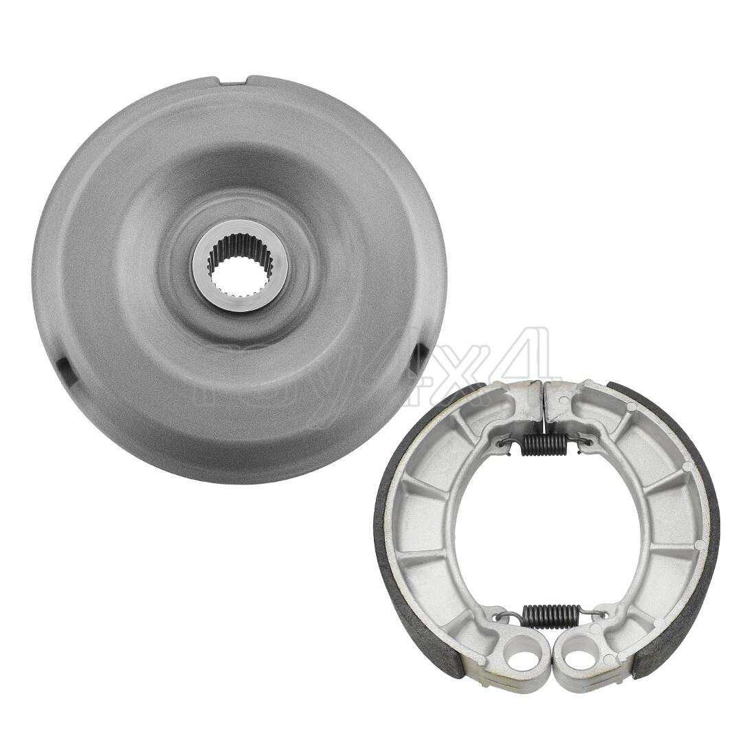 Rear Brake Drum Hub Plate Cover Bearing Seals Kit for Honda TRX400FW 1995-2003