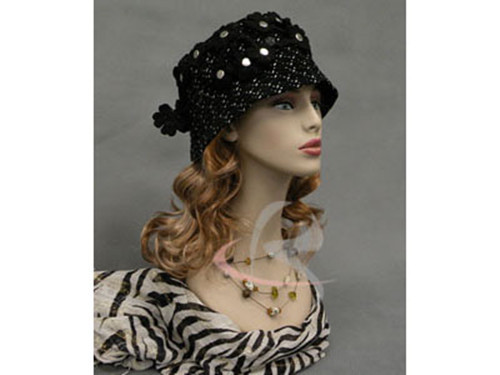 2PCS Female Mannequin Head Bust Wig Hat Jewelry Display #MD-HelenF3 X2