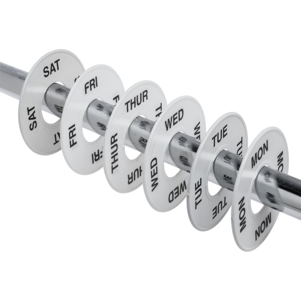 Clothing Rack Dividers, Days of the Week