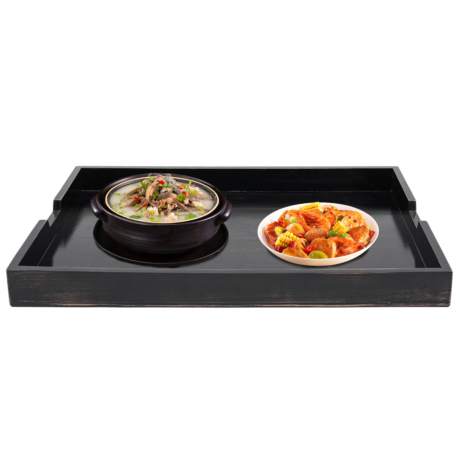 Stove Top Cover Pine Wood Noodle Board Stove Covers with Built-in Handles