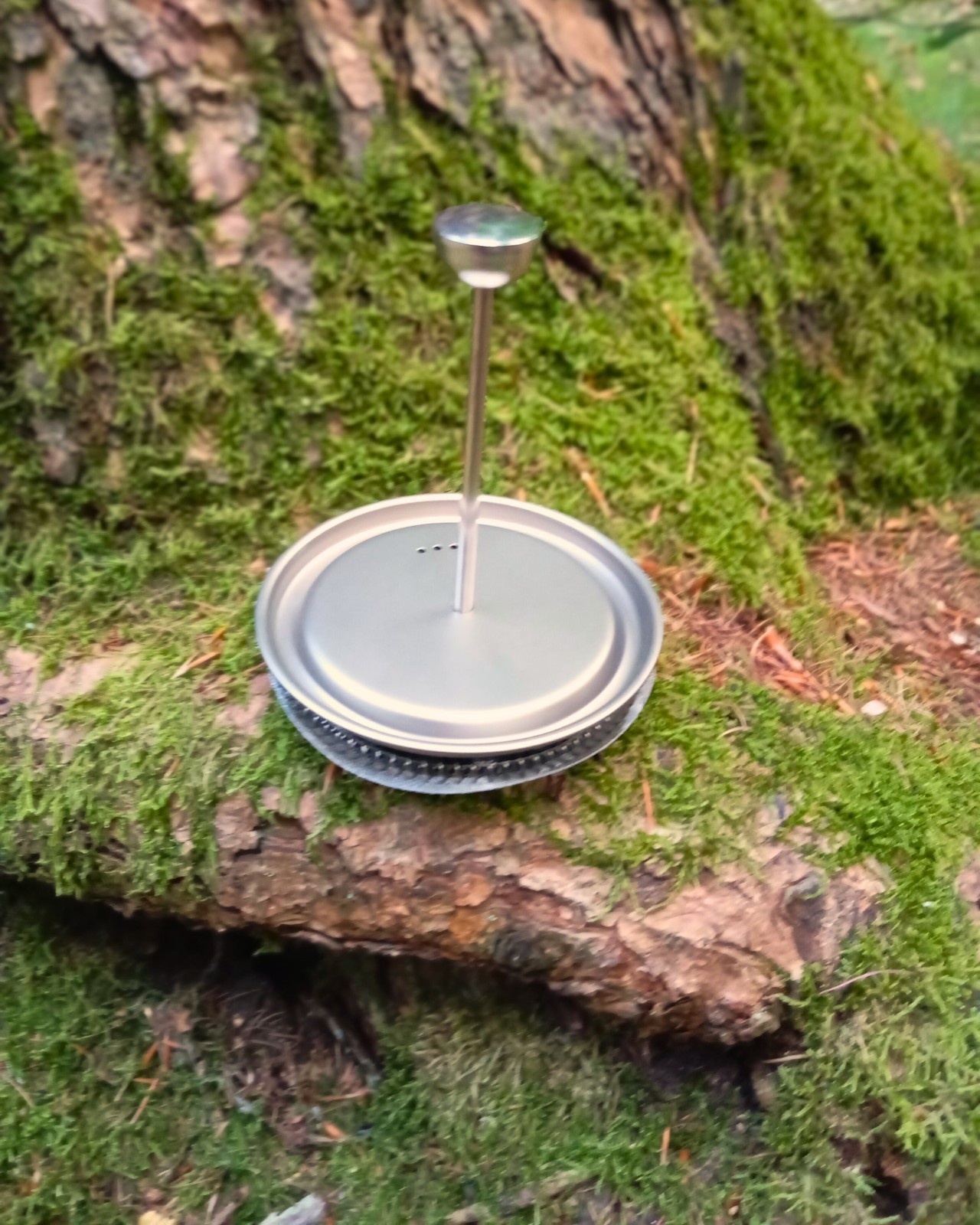 Pot/French Press 750ml - Titanium 3-in-1 Outdoor Coffee Treat Camping Bushcraft