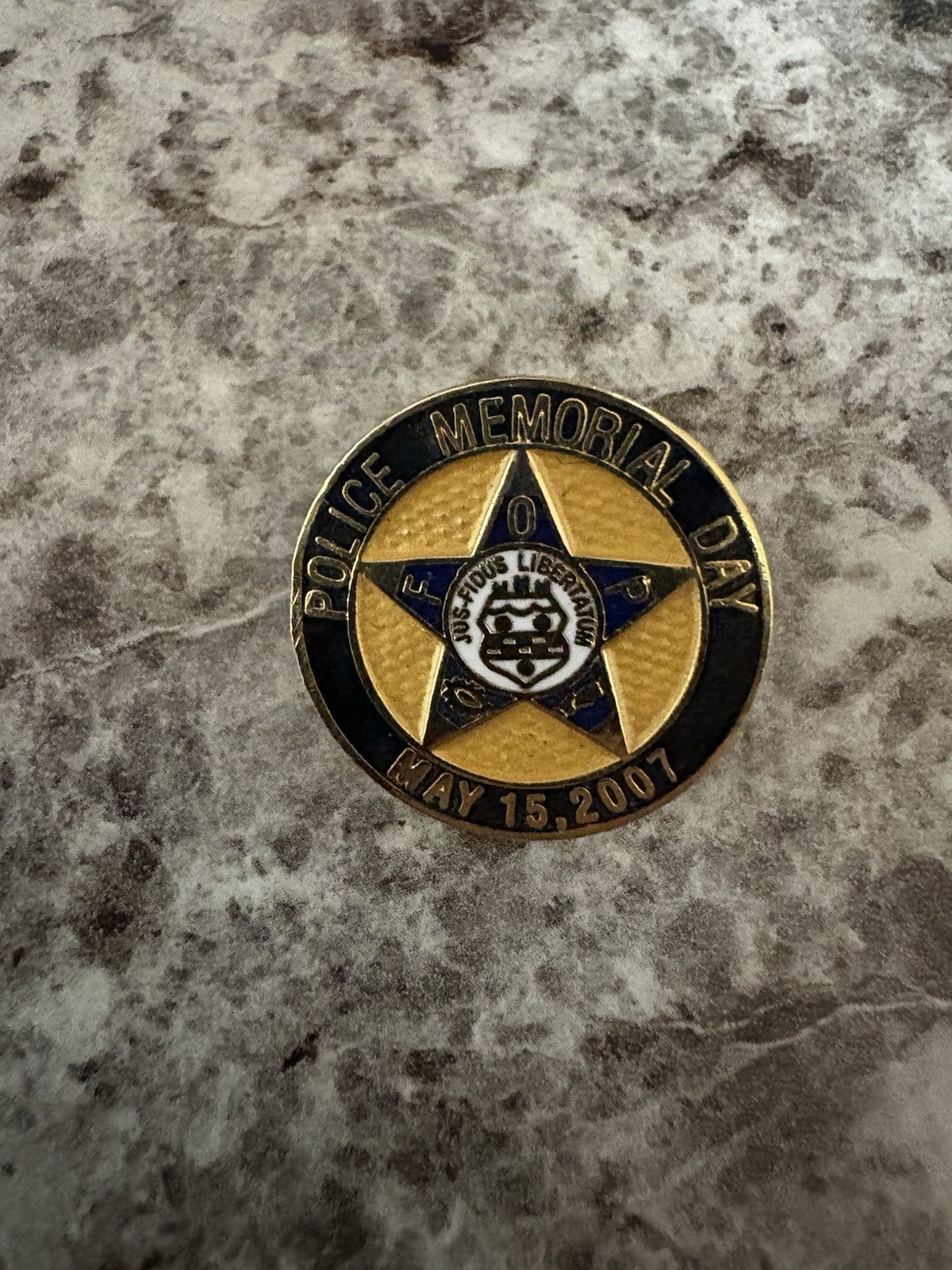 2007 FOP Police Memorial Day Pin. Police Week. Fraternal Order Of Police