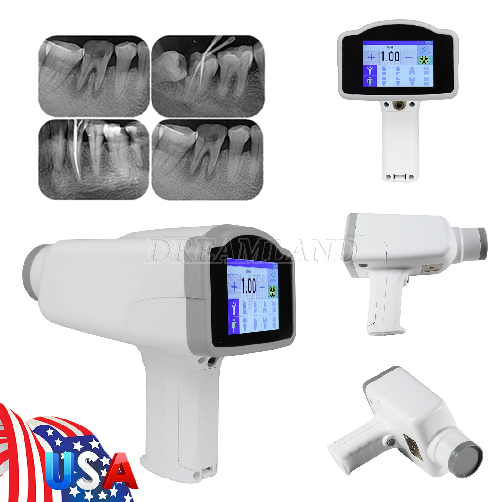 Portable Dental X Mobile Ray Machine Digital Unit High Frequency without Shield