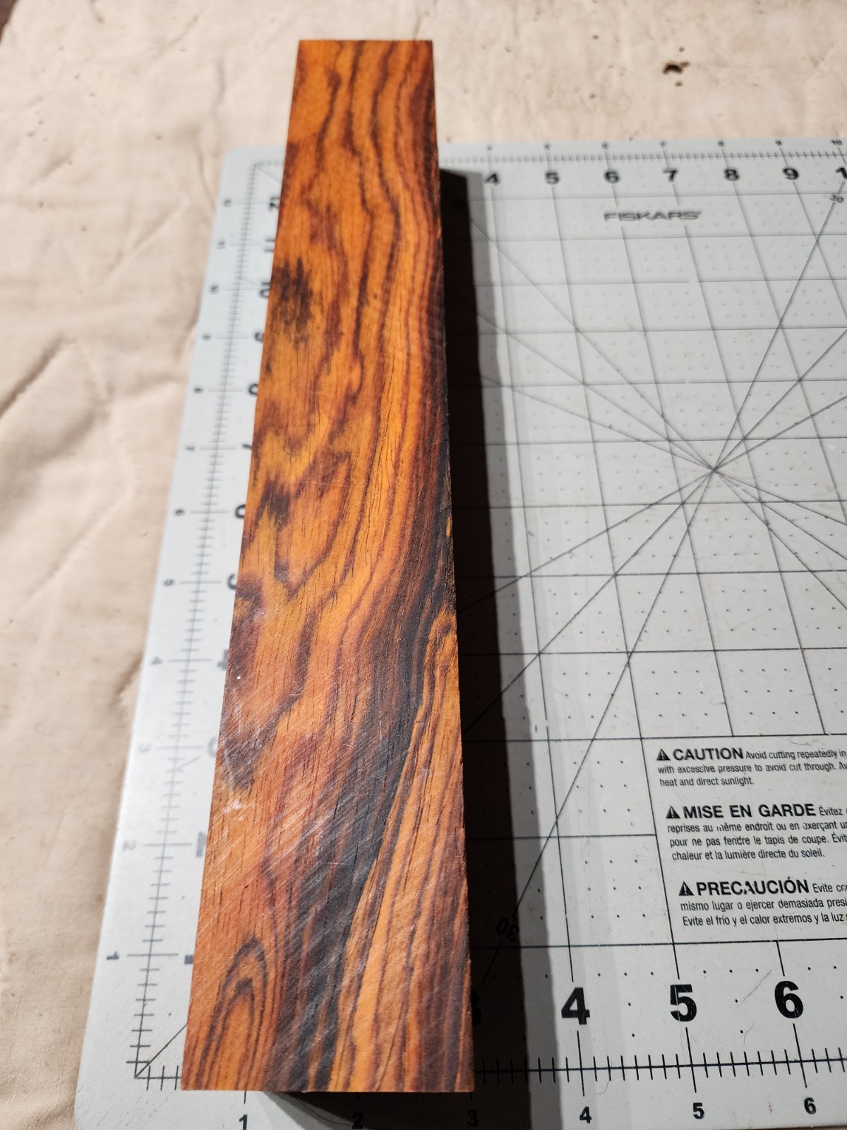 Cocobolo Turning Square, 13 X 2 X 1.875"