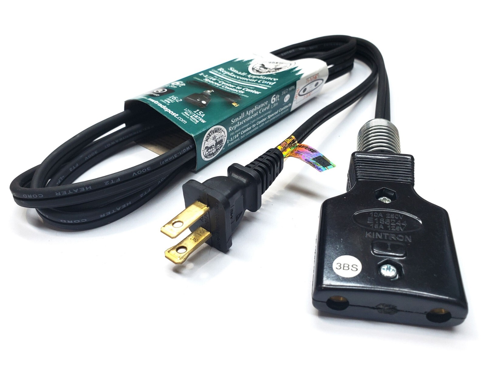 Power Cord for Vintage Nesco Electric Roaster Oven Cooker Model Cat No 126 129-2