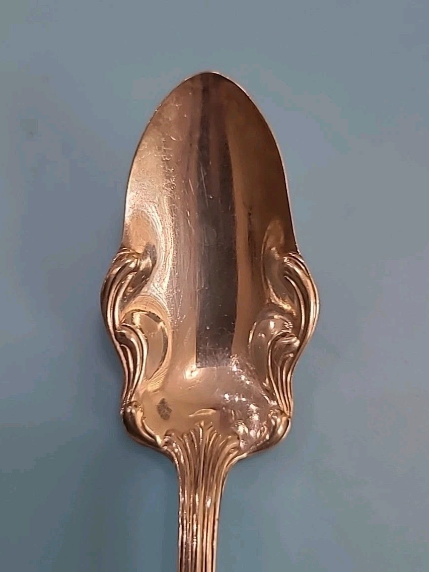 Vintage Set Of 6 A.S. CO 6" Ornate Spoons With Monogram "B" Flatware Silverware