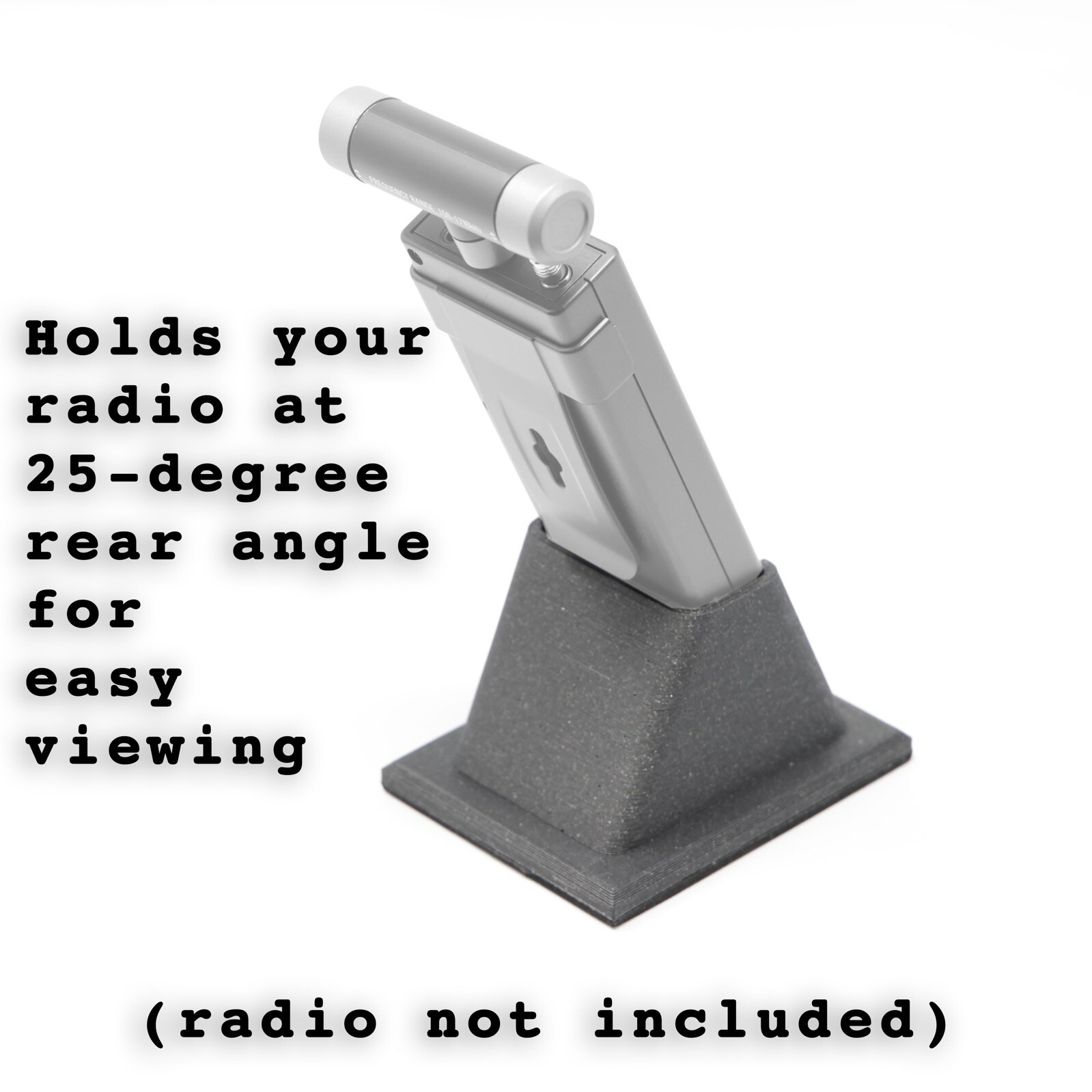 Angled Drop-in Desk Stand for Tecsun PL-360 PL-365 PL-368 PL360 PL365 PL368 USA