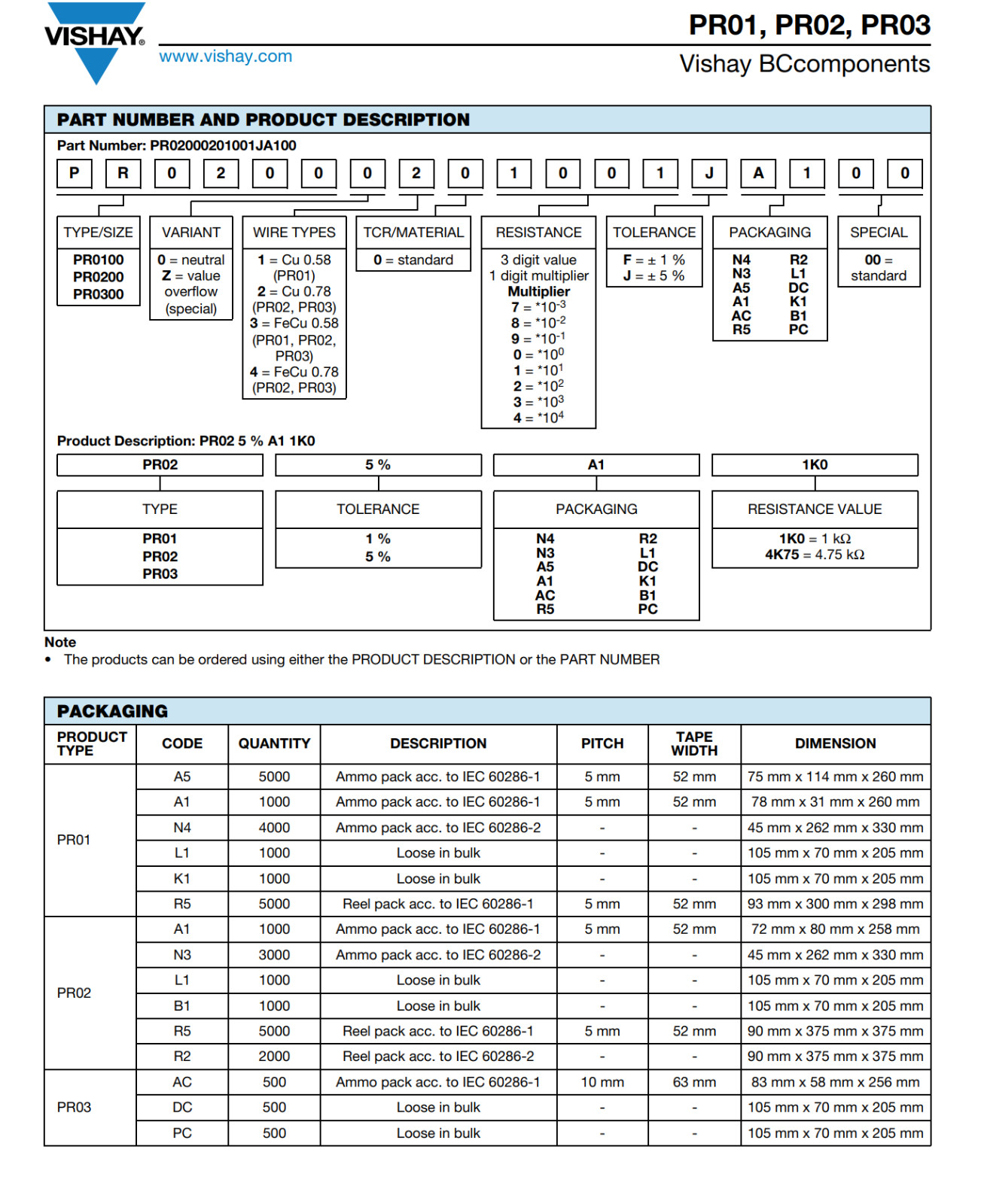 25PCS PR03000204700JAC00 Vishay 470Ohm 5% 3W Metal Film Flameproof Resistor PR03