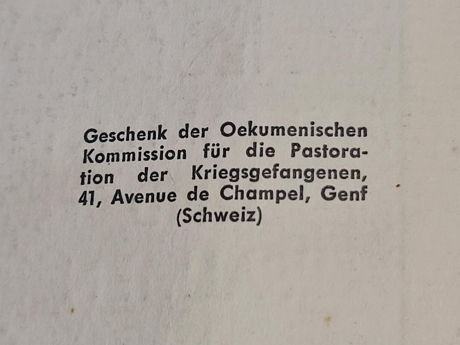 WWII New Testament Bible for German POWs 1942 PW Prisoner of War POW Camp Book