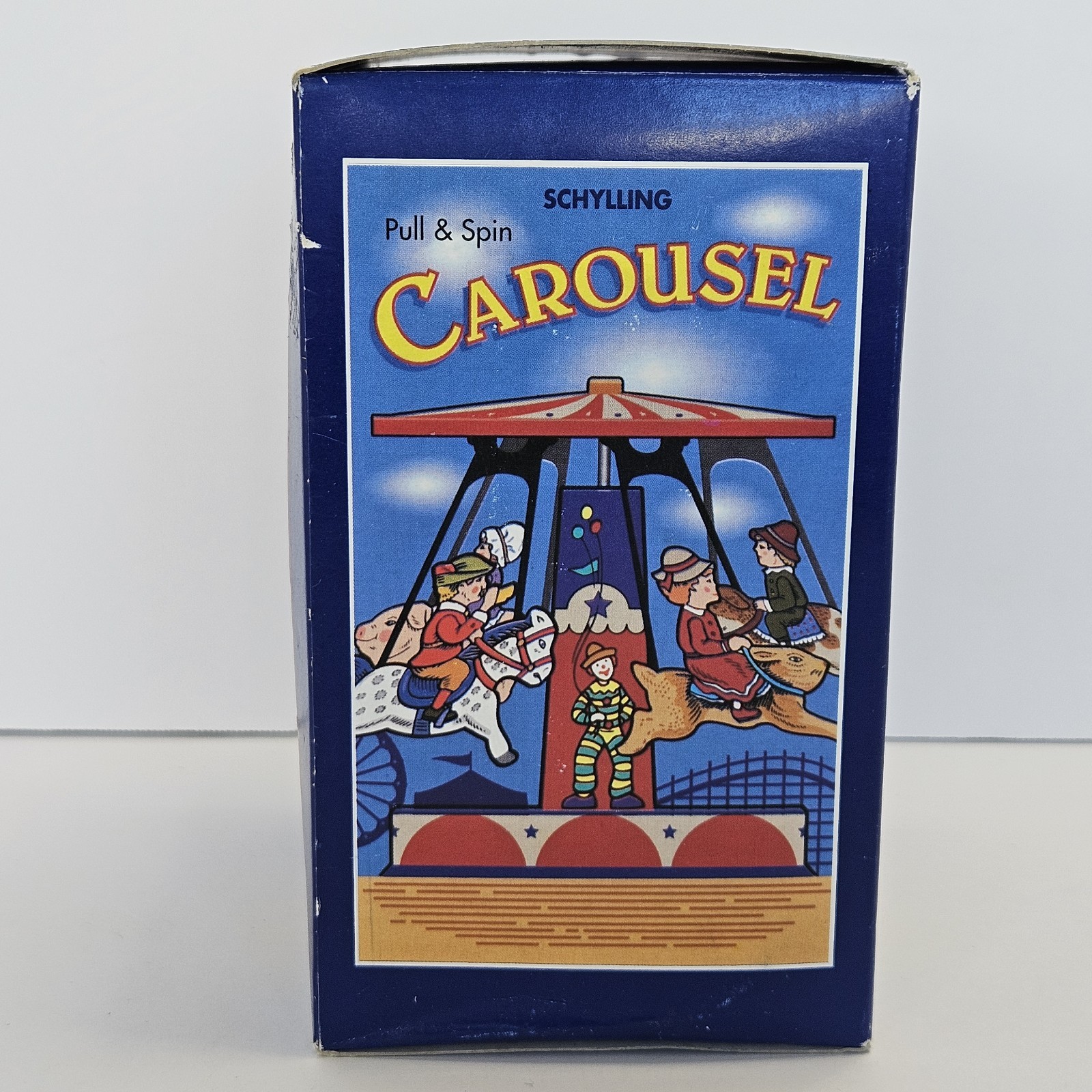 Vintage Schylling Horse Pull & Spin Carousel Collector Series In Box!