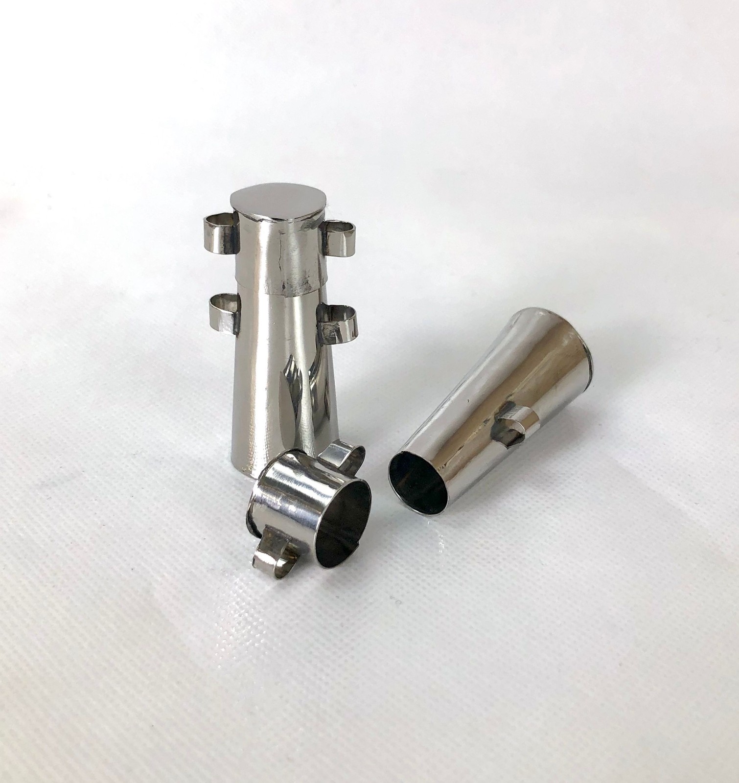 Tin Musketeer Chargers - Iron "Apostles" for Matchlock - 1 pair (2 pcs)