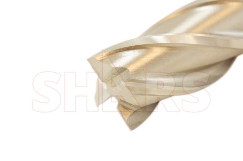 Shars 3/4" x 3/4" HSS 4 Flutes Single End Long Length Flute End Mill !}
