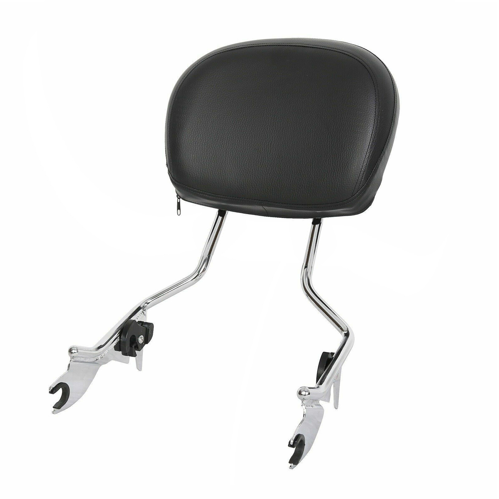 Detachable Passenger Backrest Sissy Bar Chrome For 09-UP Harley Davidson Touring