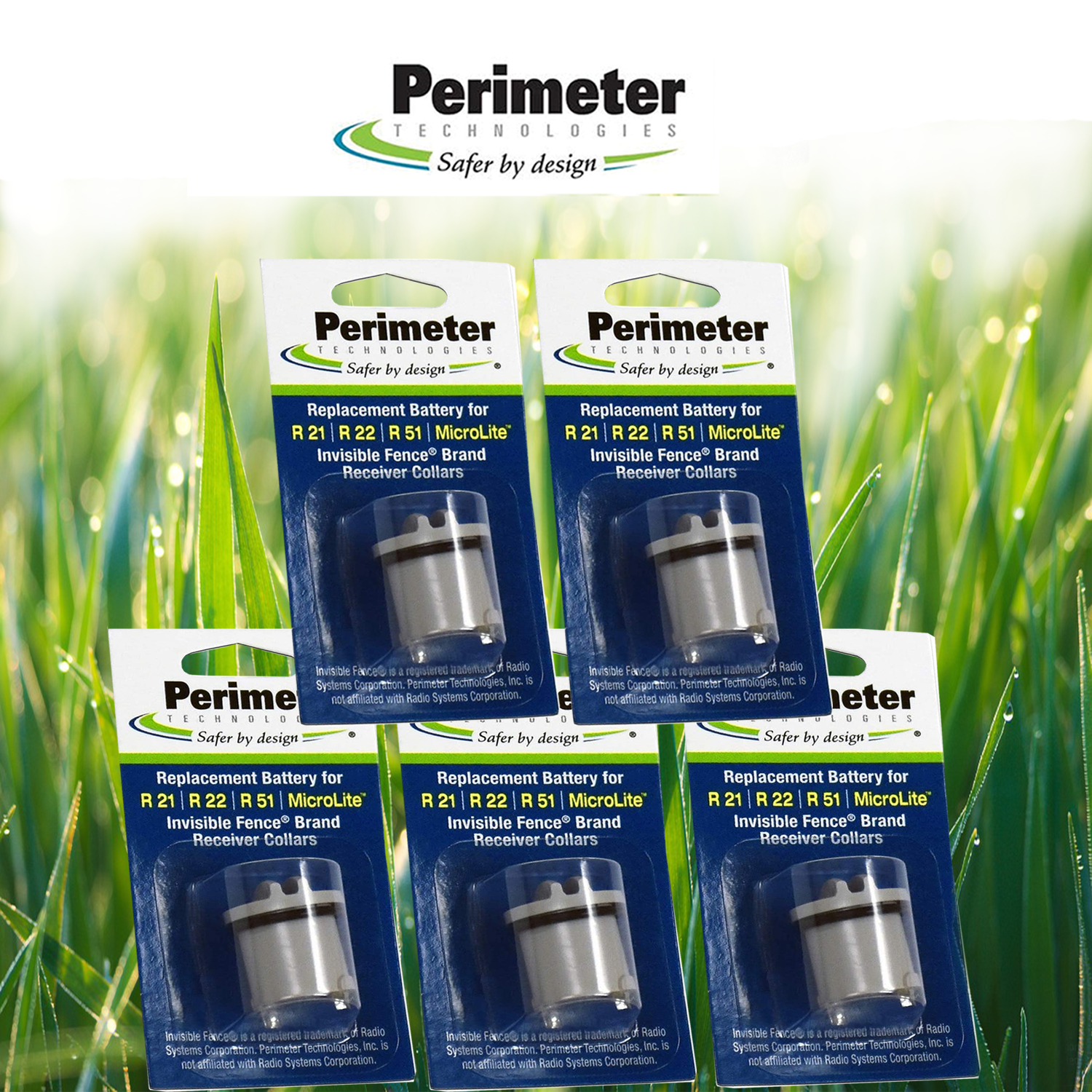 Perimeter IFA-001 Dog Collar Batteries For Invisible Fence R21 R22 R51 Microlite