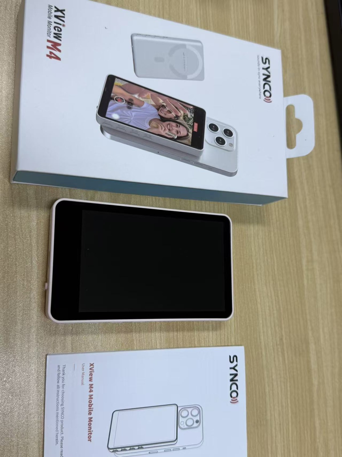 SYNCO XView Selfie Monitor Screen Wireless 4K/1080p Magnetic Vlog Phone Monitor