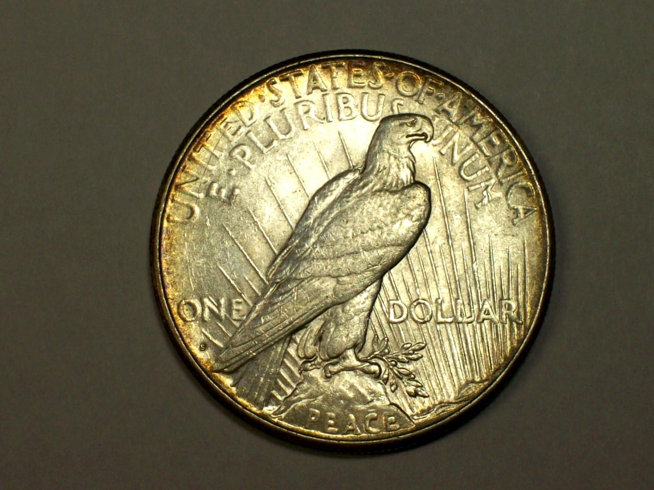 1923-S Peace Dollar Choice AU/Unc. SN8222