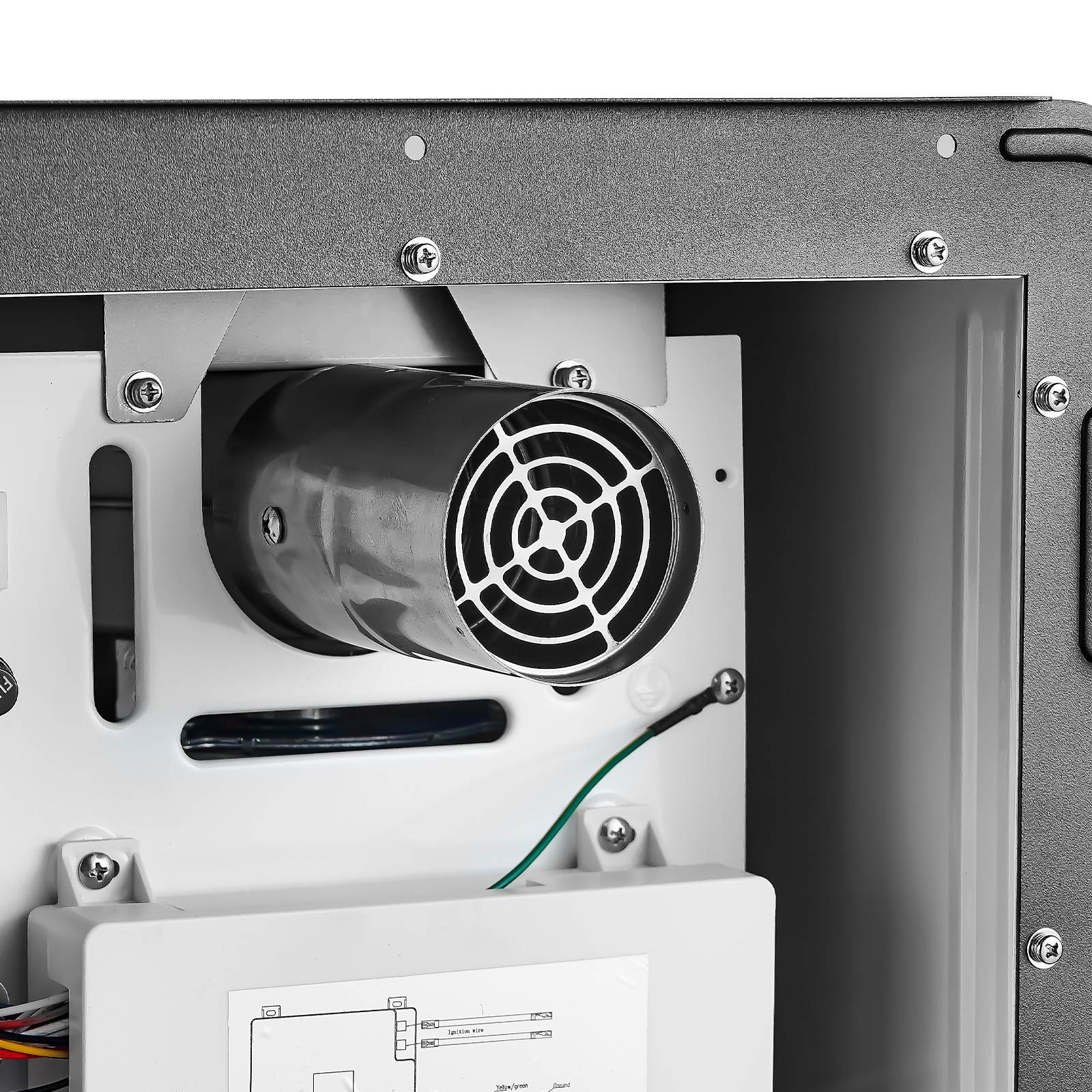 Uimoso RV Tankless Water Heater 15x15 in Propane Gas 42000BTU with Controller