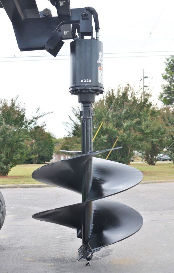 Lowe SQ-30H Skid Steer Auger Bit 30" Diameter, 2" Hex Shaft Collar, 48" Tall