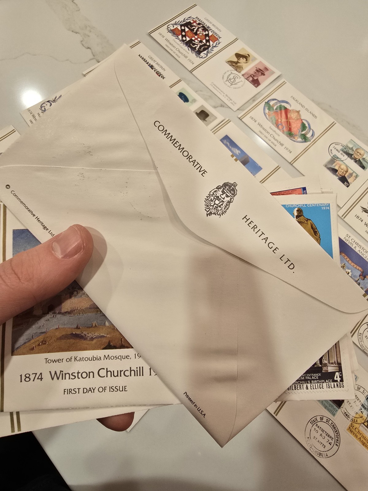 Rare Commemorative Winston Churchill Stamps