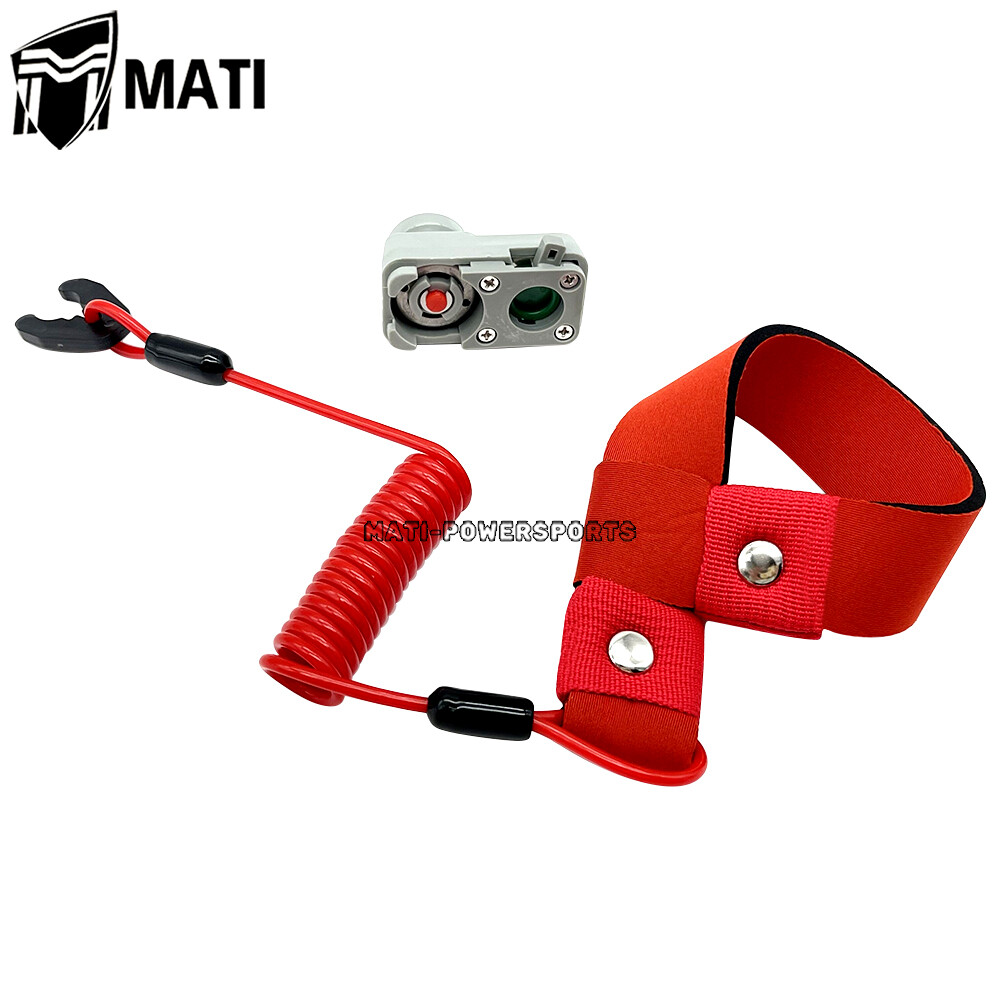 Safety Tether Lanyard Kill Stop Switch for Kawasaki JS750 Jet Ski 750 SX/SXI Pro
