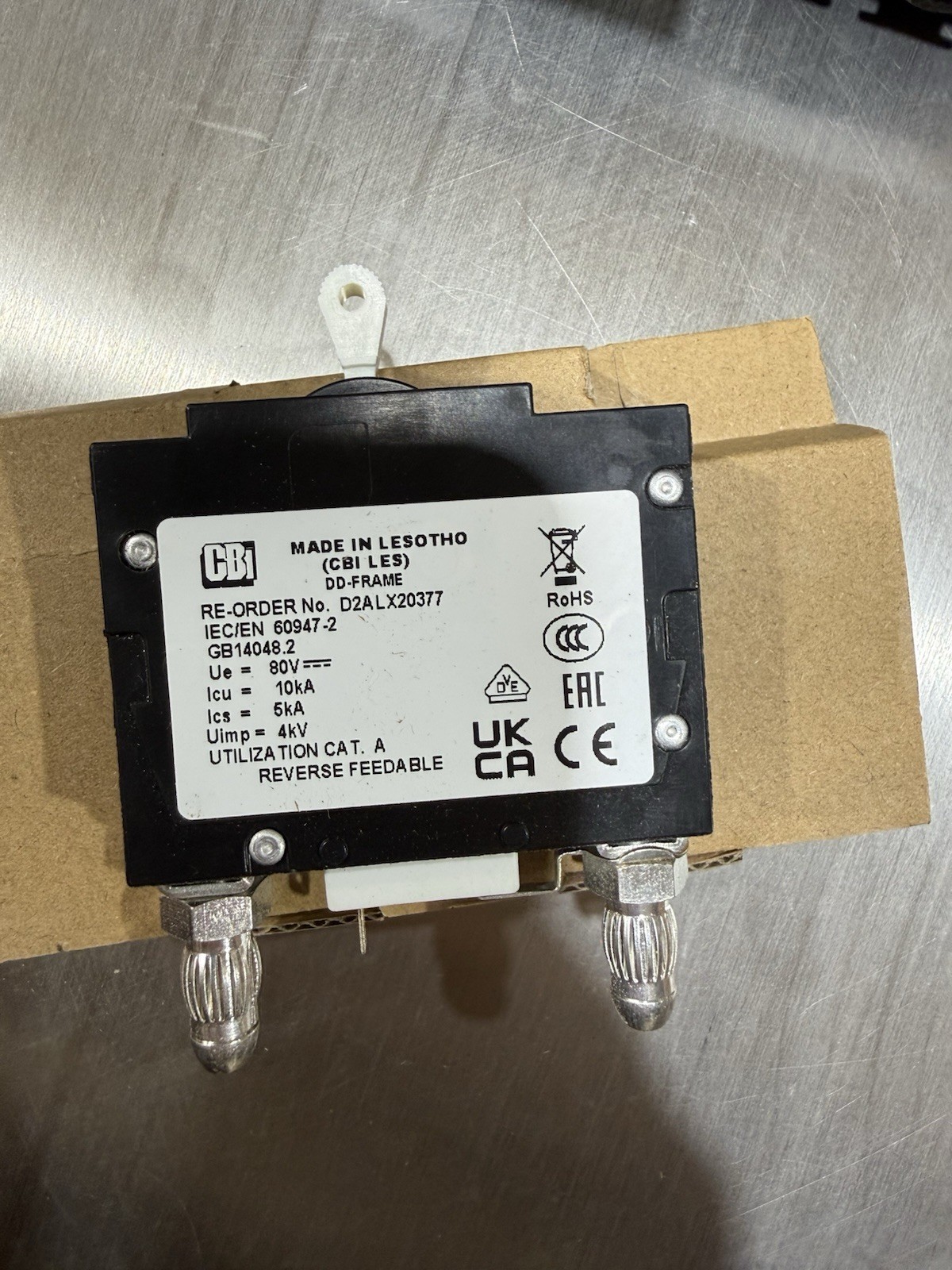 CBI / D2ALX20377 / 15 AMP BREAKER