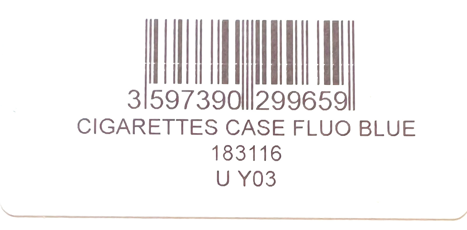 S.T. Dupont Leather Cigarette / Cigarillo Case Fluo Blue, 183116 New In Box