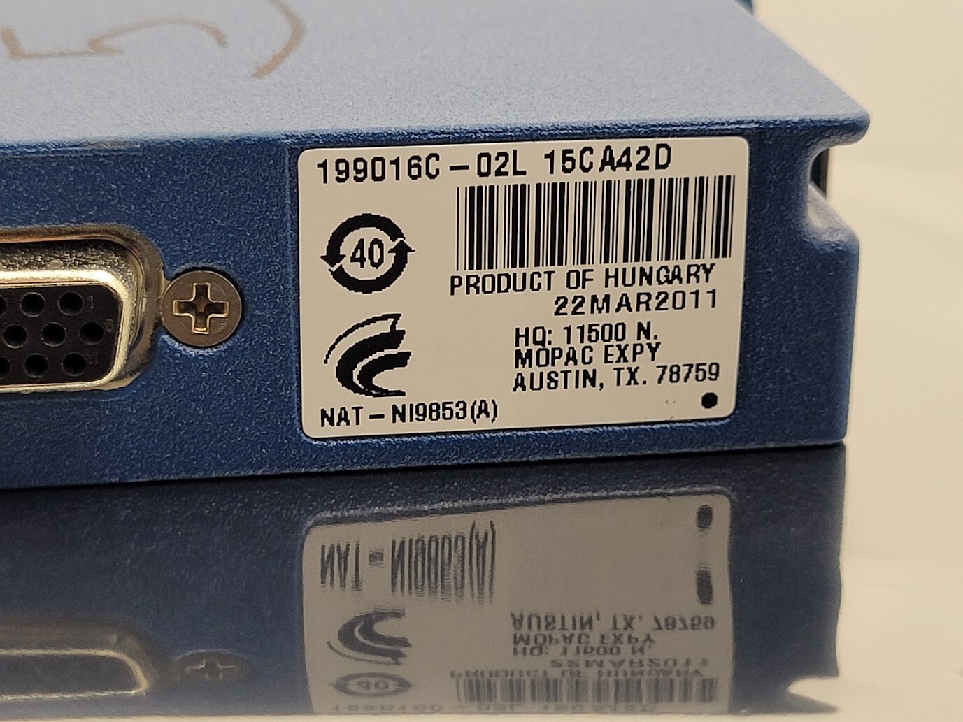 National Instruments NI 9853 2-Port High-Speed CAN Interface Module Working Pull