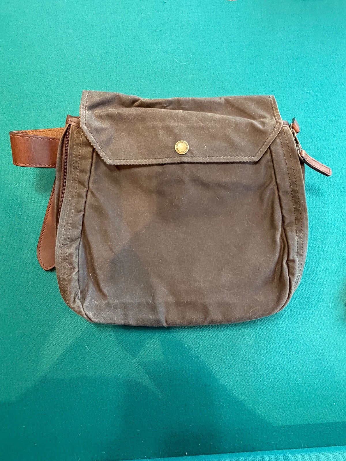 Tom Beckbe Shotgun Shell Pouch Bag - Dark Green Canvas - New and unused