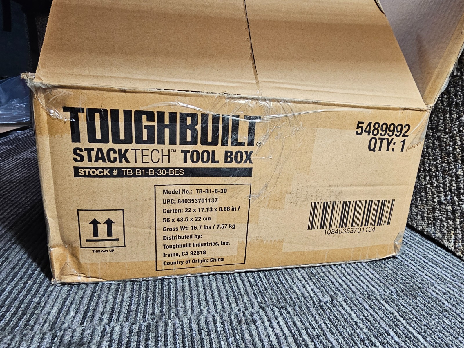 Front Runner SBOX031 Outfitters Wolf Pack Pro Cargo Storage Bin Black