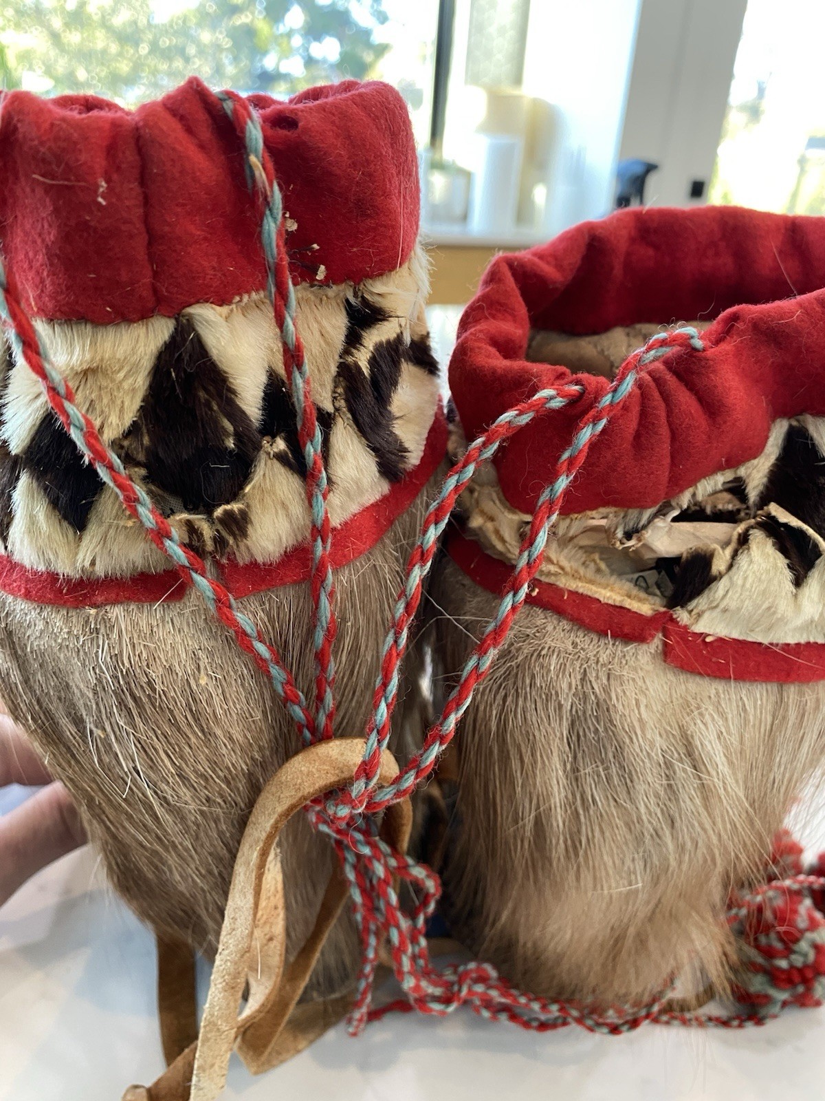 Vintage Inupiat Mukluks Fur Boots