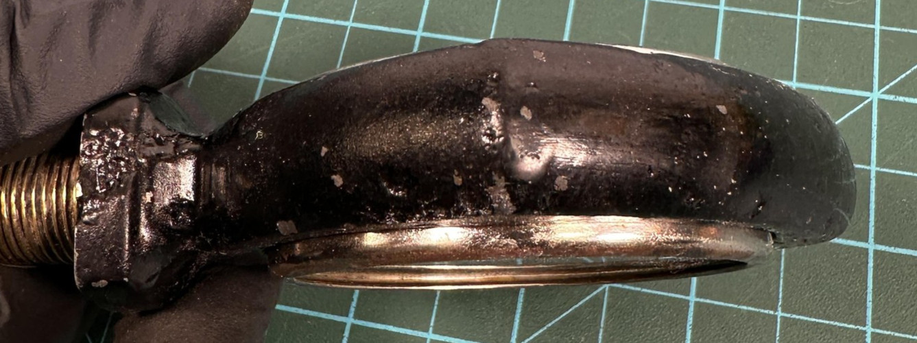 Antique Moore Motor Semaphore Car Hood Ornament Temp Gauge Danger Cool Average