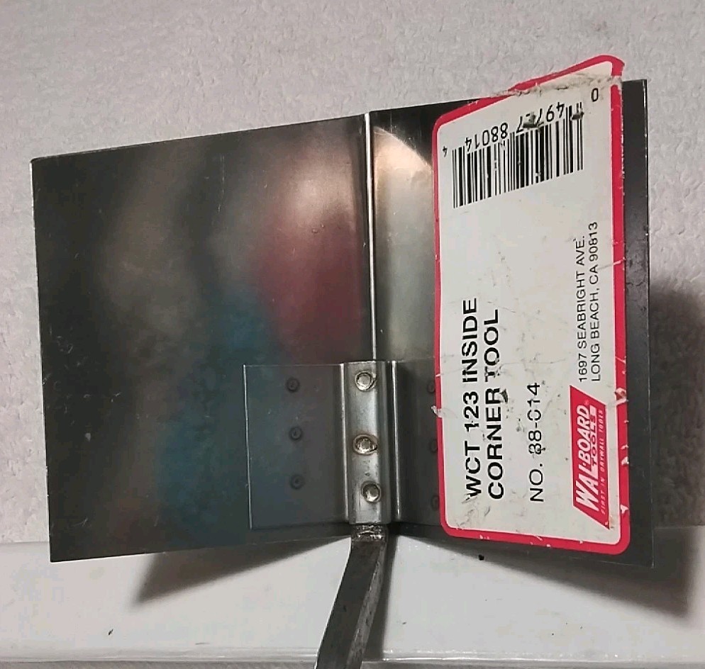 WALL-BOARD 88-014 123 INSIDE STAINLESS STEEL CORNER TOOL USA 🇺🇸