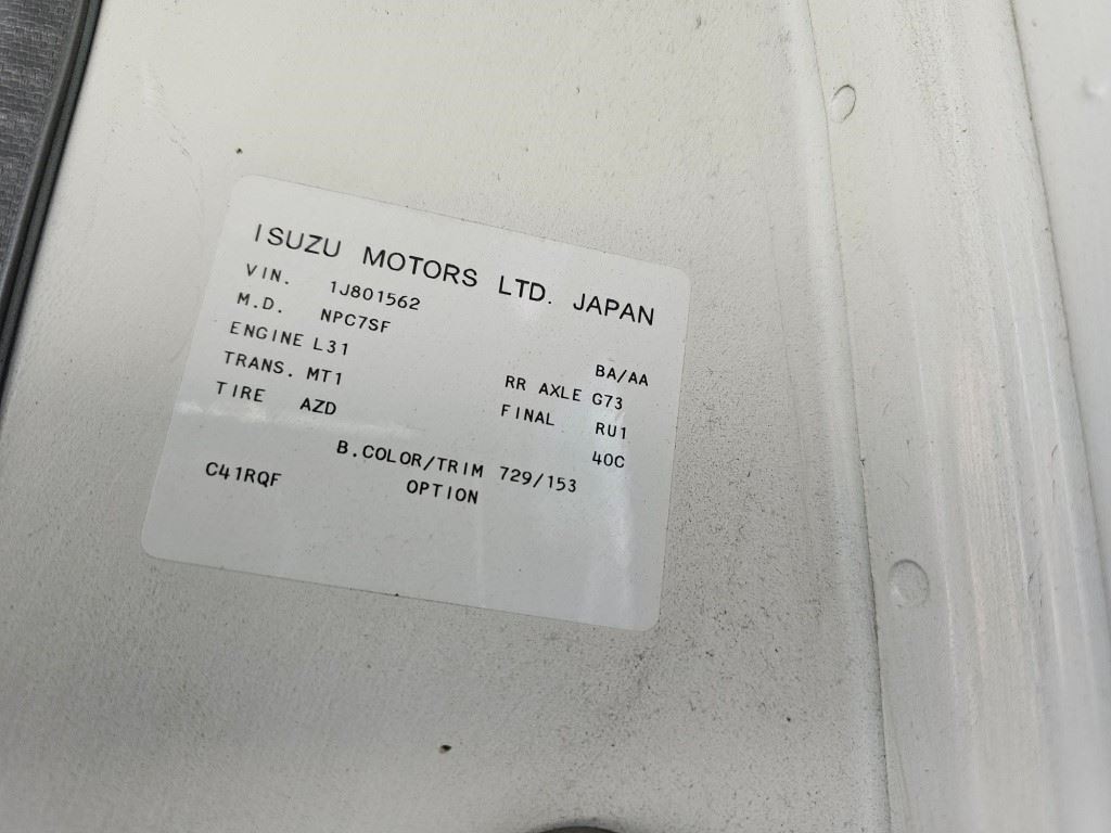 USED 2001 Isuzu NPR GAS 5.7 PARKING BRAKE CABLE from Cab to Trans Drum SHIP