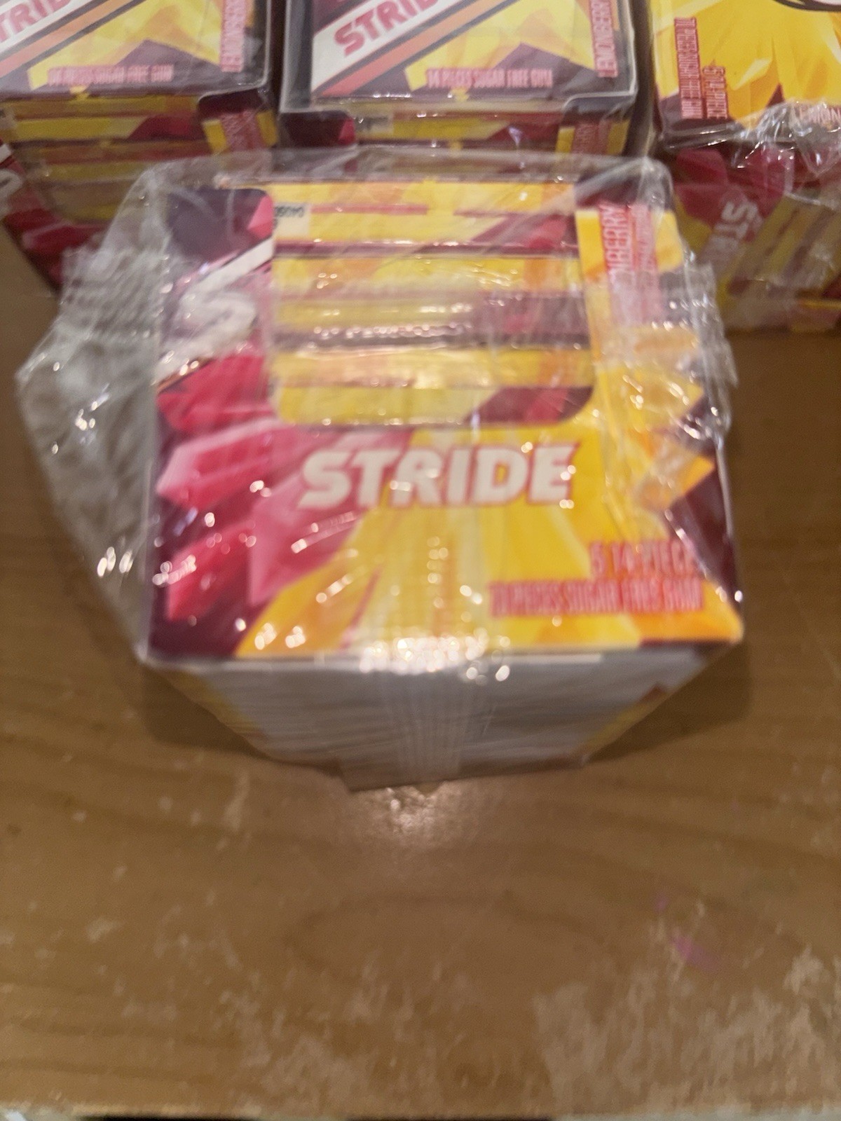 STRIDE Gums Lot X 4 Packets total 20 Gums from 2017 Just for Collectors 👍