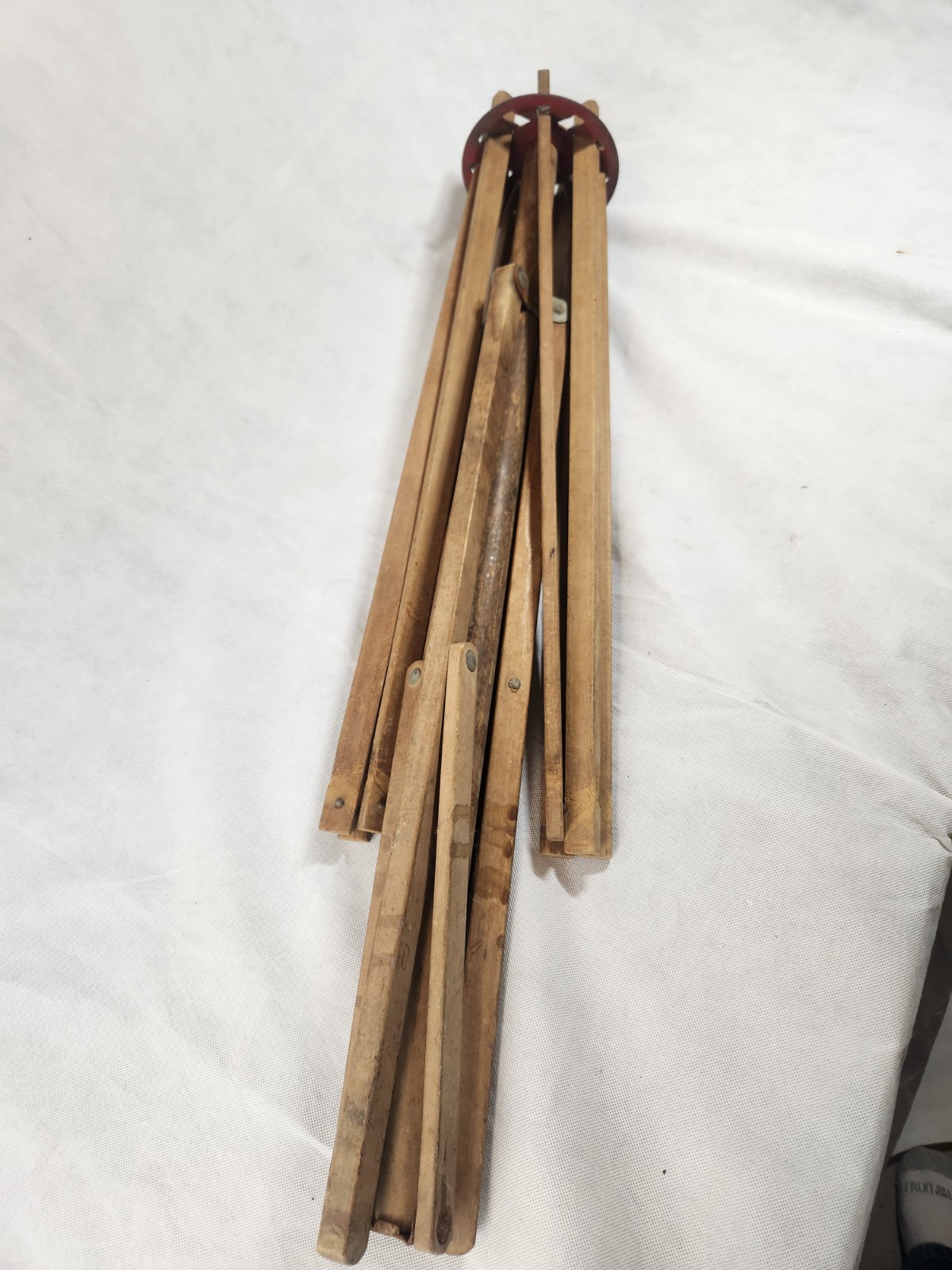 Antuque collapsible wooden clothes drying rack