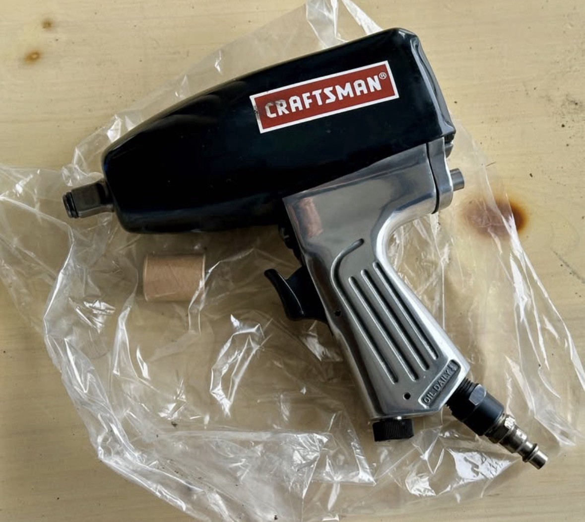 Craftsman 1/2 Inch Air Impact Wrench 350 Ft Lbs Mint Condition