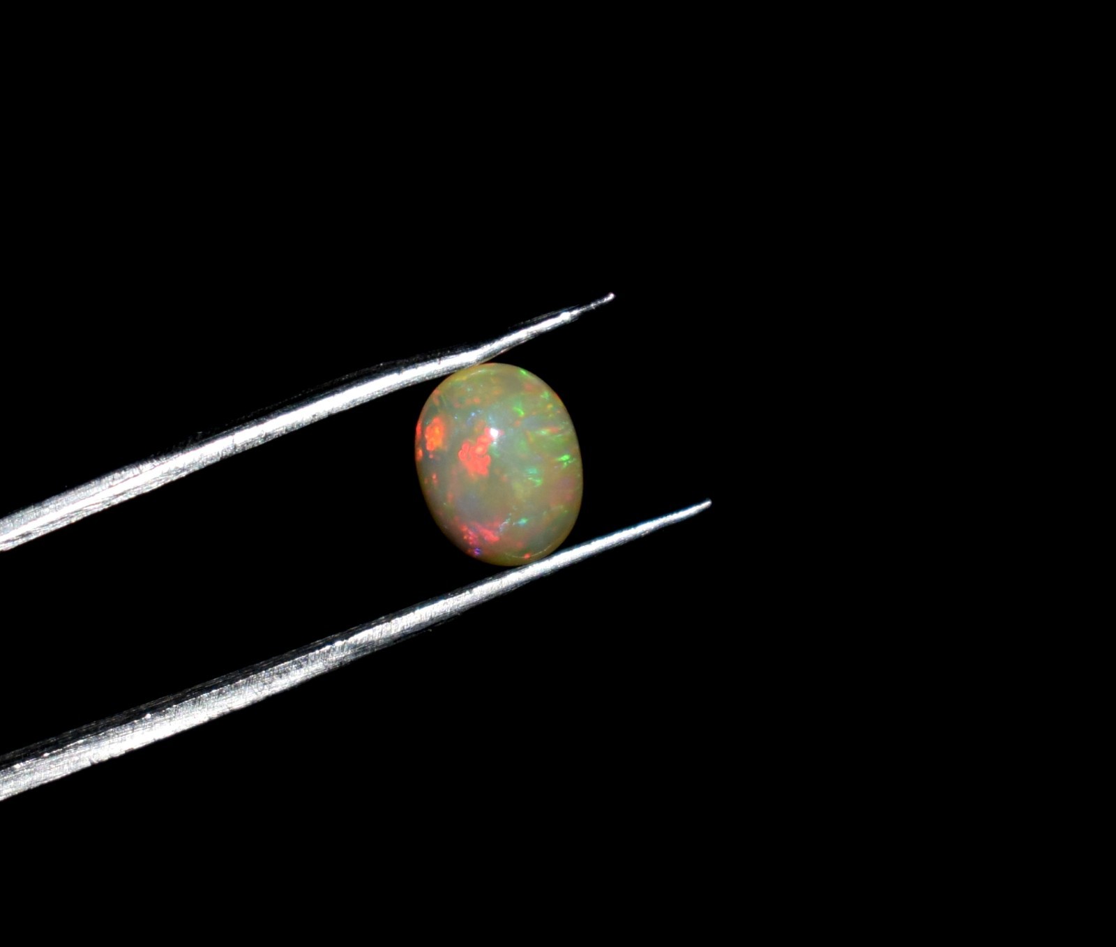 Natural Ethiopian Wello Fire Opal Cabochon Loose Gemstone 6X8mm A23