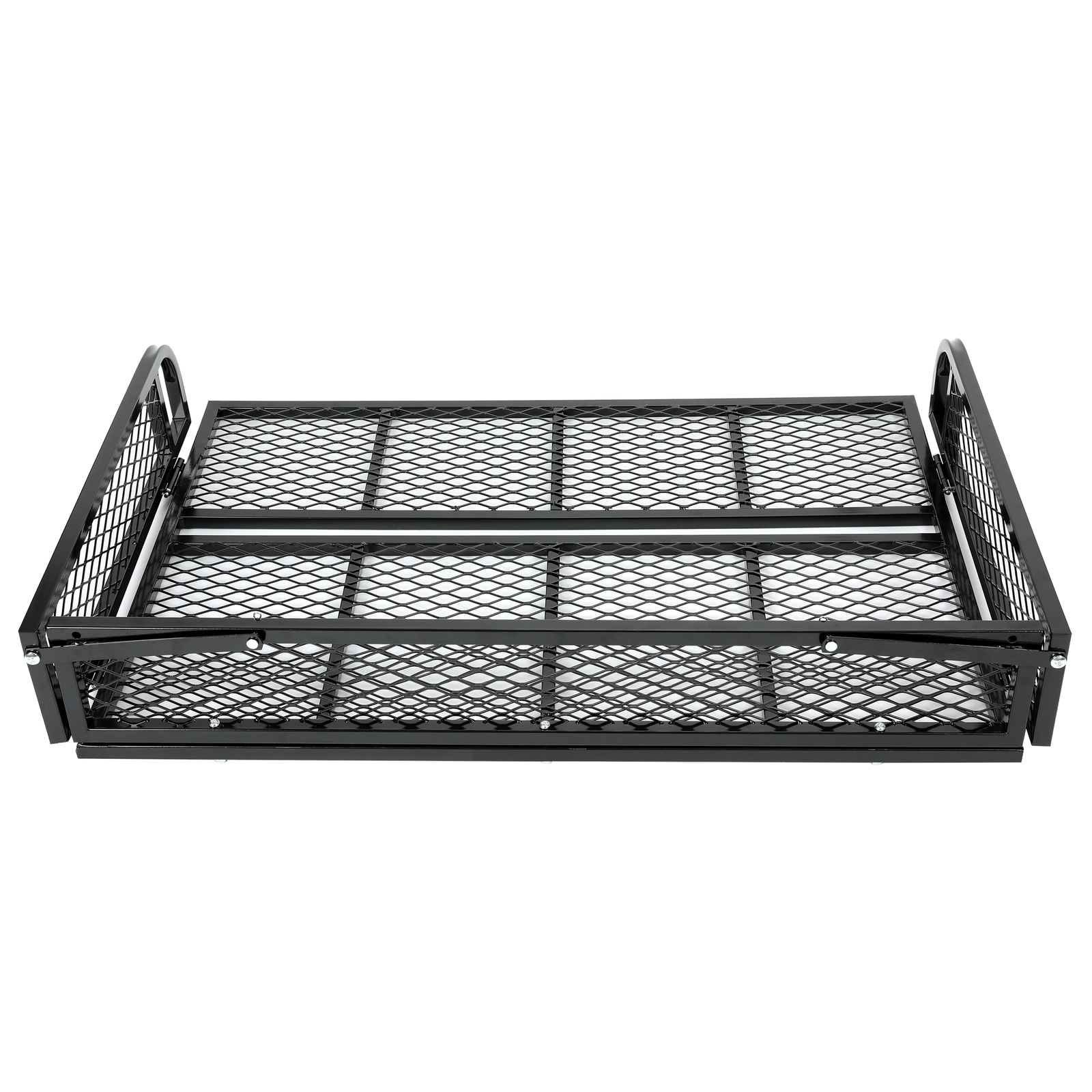 Rear Cargo Basket Rack Storage Carrier Kit For ATV Universal Steel Heavy Duty